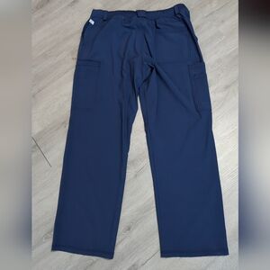 Men's Large- Short (5'9") Royal-Navy Blue Scrub Pants